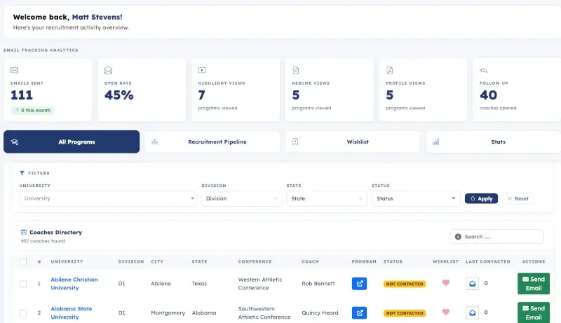 College Recruiting Software