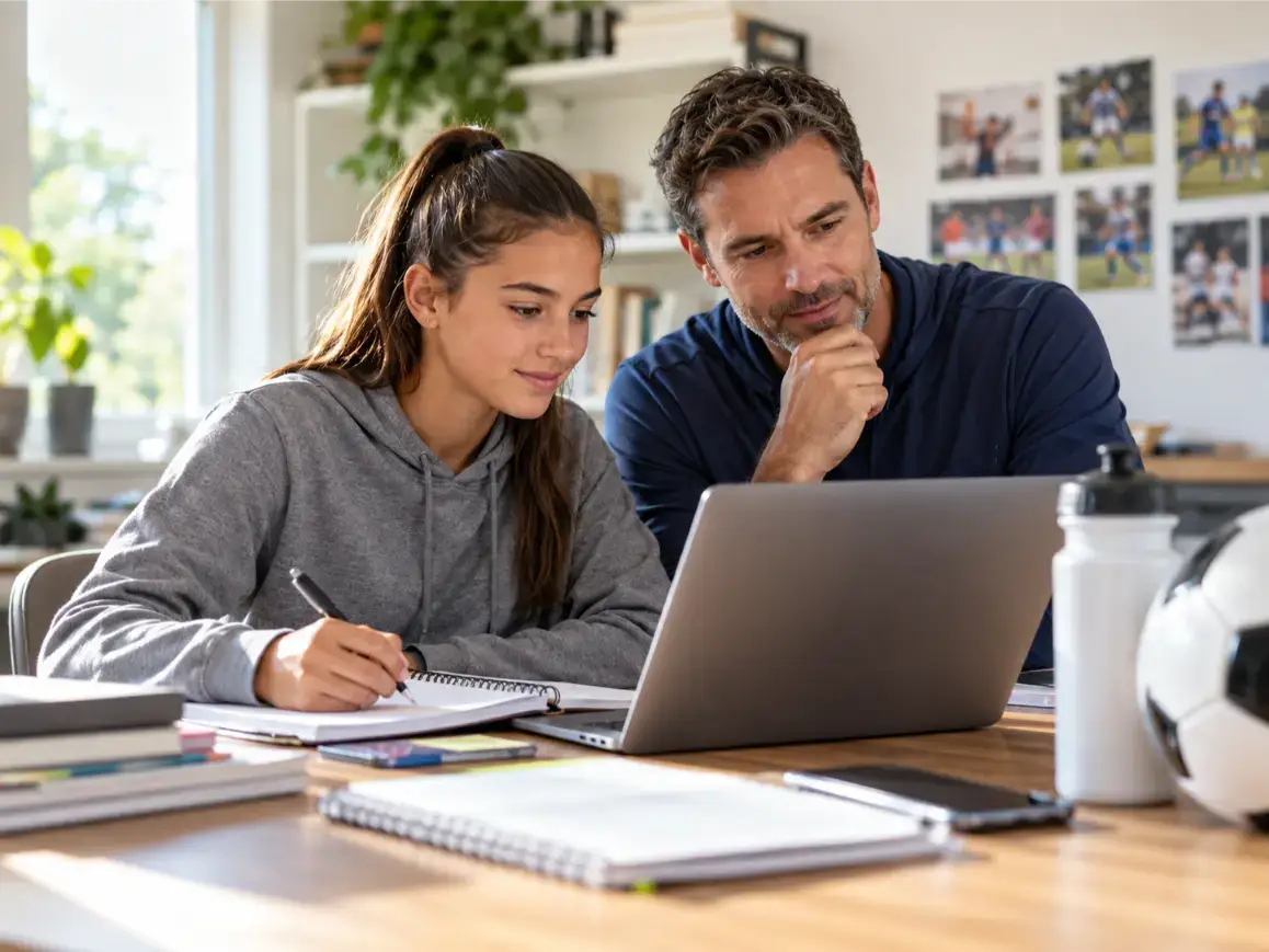 Canadian student-athlete and parent planning the U.S. college recruiting process
