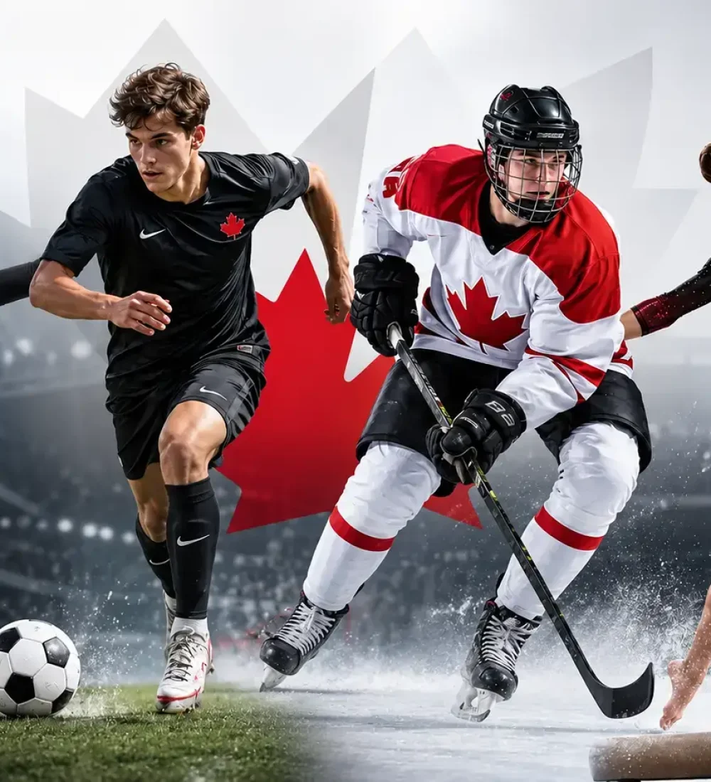 Canadian Multi-Sport Action Collage